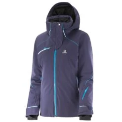 Salomon Speed Skijacke Nightshade Grey Damen