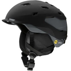 Smith Quantum MIPS Wintersporthelm Matte Black Charcoal Damen, Herren