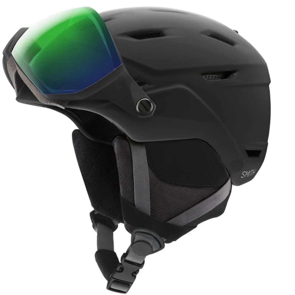 Smith Survey Wintersporthelm Mit Visier Matte Black/CP Everyday Green Mirror Damen, Herren 4 Smith Survey Wintersporthelm Mit Visier Matte Black/CP Everyday Green Mirror Damen, Herren – Bild 2