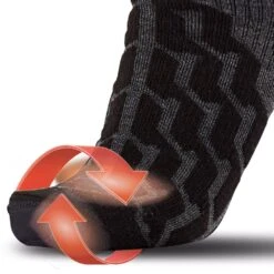 Therm-ic Heat Fusion Uni Set 1400B Heiz-Socken Black/Grey Damen, Herren -Skigeschäft thermic heated socks fusion set t 45 2202 400 02 grossfZHTkwZM64YyA