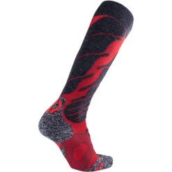 UYN Ski Magma Skisocken Dark Red/Anthracite Herren -Skigeschäft uyn man ski magma socks s100098 r359 01 gross