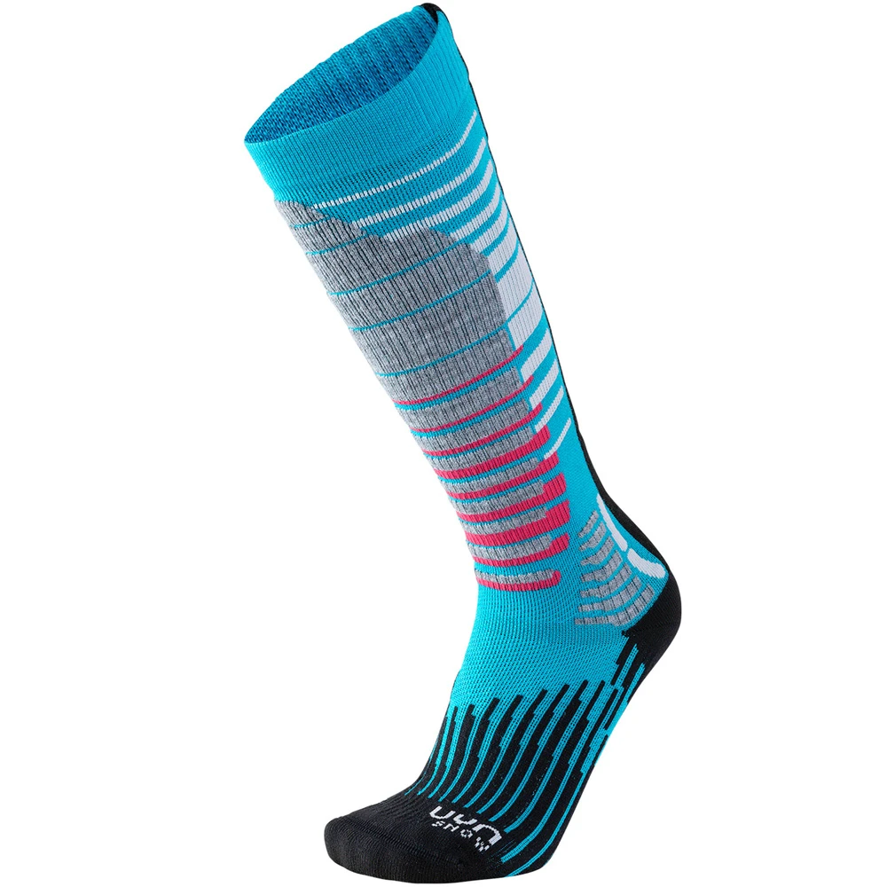 UYN Ski Snowboardsocken Turquoise/Black Damen 3 UYN Ski Snowboardsocken Turquoise/Black Damen