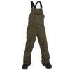 Volcom Barkley Bib Wintersporthose Mit Latz Black Military Kinder