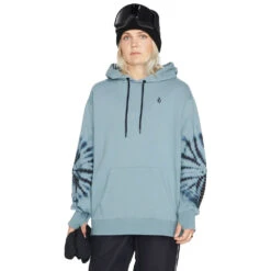 Volcom Costus Pullover Green Ash Damen -Skigeschäft volcom costus pullover fleece h4152305 gah 02 gross