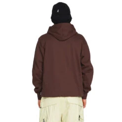 Volcom D.I. Fleece Hoodie Brown Herren -Skigeschäft volcom di fleece g4152304 brn 03 gross