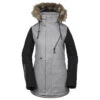 Volcom Fawn Insulated Skijacke Heather Grey Damen -Skigeschäft volcom fawn insulated jacket h0451905 heather grey gross