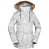 Volcom Fawn Insulated Schneejacke White Tiger Damen -Skigeschäft volcom fawn insulated jacket h0452011 wtt gross09LAimTIs7cI5